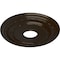 Ekena Millwork Dublin Ceiling Medallion (Fits Canopies up to 8 1/4"), 15 3/8"OD x 3 5/8"ID x 1"P, Bronze CM15DUBZS - alternate 4